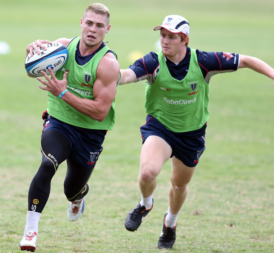 James O'Connor at training with Melbourne Rebels