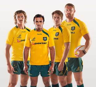 The Wallabies unveil their new kit, Australia, April 4, 2013