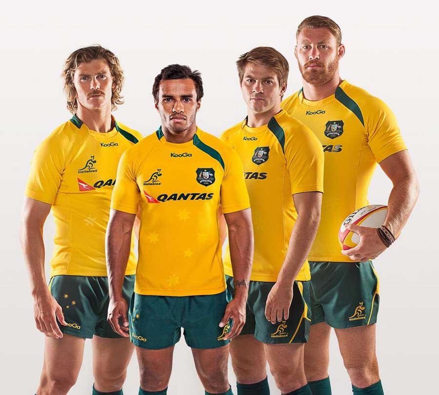 The Wallabies unveil their new kit
