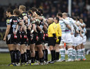 Exeter and London Irish observe a minute's silence