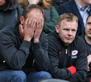 Saracens' technical director Brendan Venter and director of rugby Mark McCall reflect on their side's fortunes, Saracens v Toulon, Heineken Cup semi-final, Twickenham, April 28, 2013