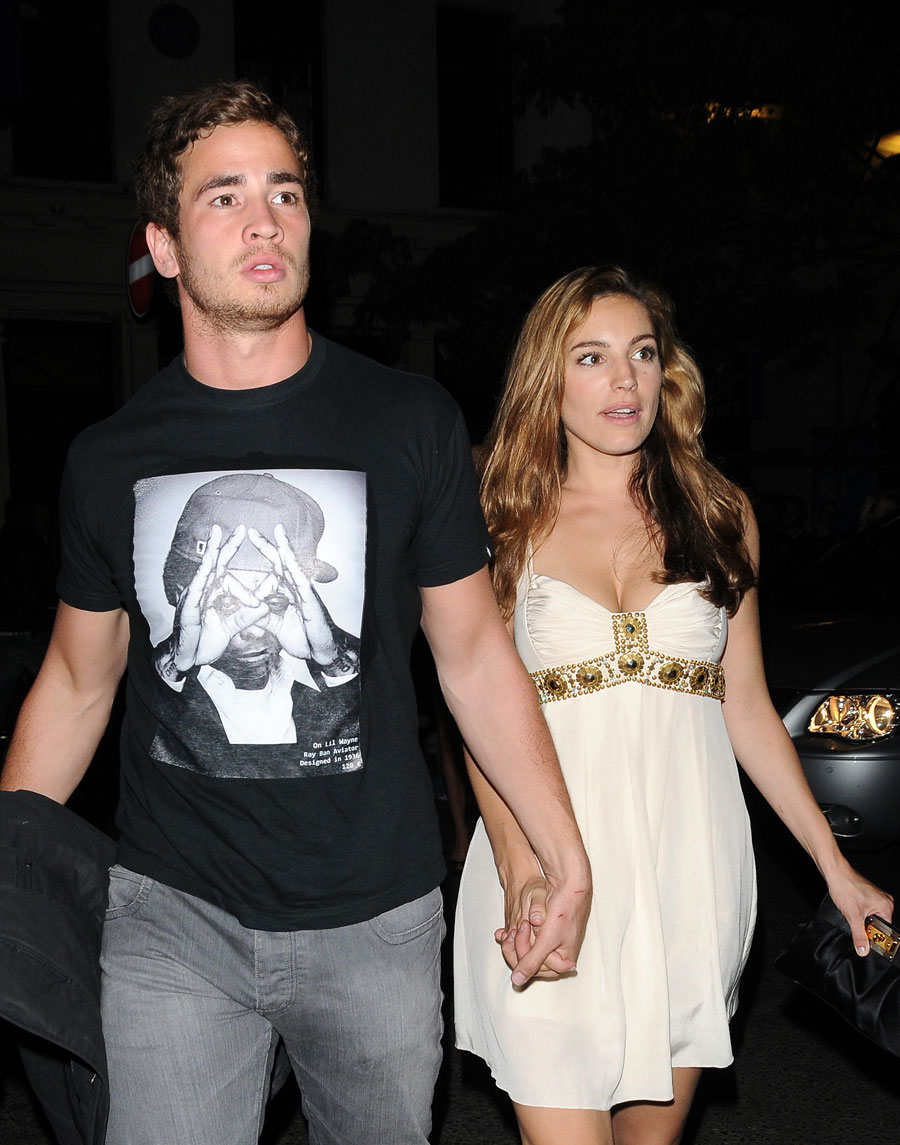 Kelly Brook and Danny Cipriani out in town
