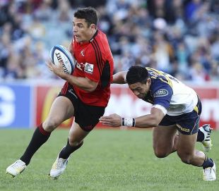 Dan Carter produced a masterclass against the Brumbies, Super Rugby, Round 12, Brumbies v Crusaders, Canberra, May 5, 2013