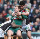 Harlequins attempt to shackle Leicester's Mathew Tait