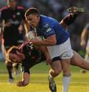 Leinster's Andrew Conway storms past Julien Dupuy