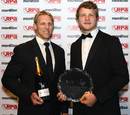 Lewis Moody presents Joe Launchbury with the RPA's England Player of the Year award