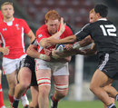 Wales U20 player Dan Baker attacks New Zealand