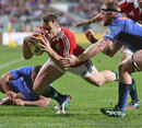 Try time for the Lions' Tommy Bowe