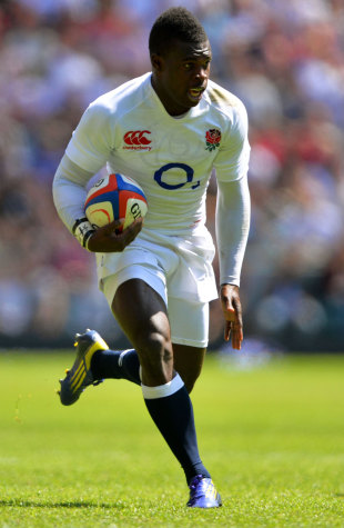 England winger Christian Wade injects some pace into an attack, England v Barbarians, Twickenham, May 26, 2013
