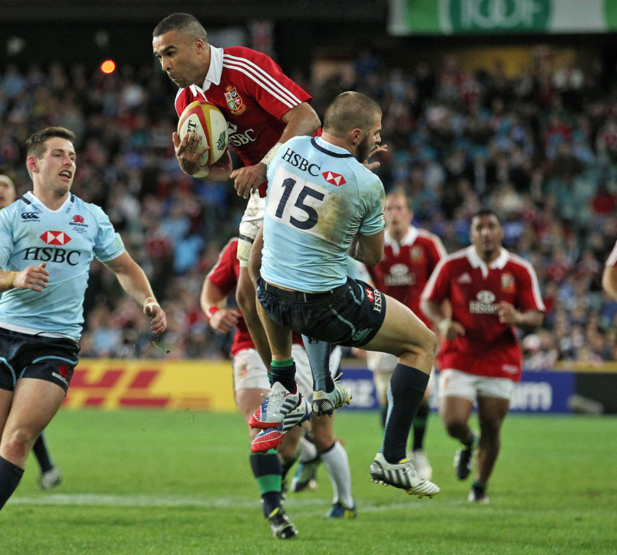 Lions winger Simon Zebo makes a great claim