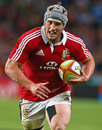 The Lions' Jonathan Davies exploits some space