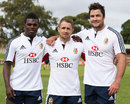 Lions newcomers Christian Wade, Shane Williams and Brad Barritt