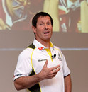 Wallabies coach Robbie Deans speaks at an ARU National Coaching Conference