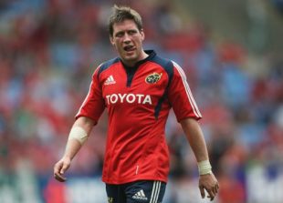 Ronan O'Gara of Munster looks on during the Heineken Cup Semi Final match between Saracens and Munster at the Ricoh Arena on April 27, 2008 in Coventry, England.