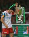 Dimitri Yachvili trudges past the Heineken Cup following Biarritz's defeat