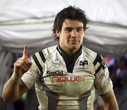 Ospreys and Wales scrum-half Mike Phillips