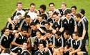 New Zealand Maori celebrate winning the Pacific Nations Cup in 2008