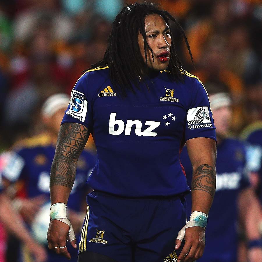 Ma'a Nonu of the Highlanders looks on