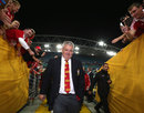 Lions head coach Warren Gatland shuns the limelight in Sydney