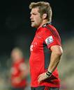 The Crusaders' Richie McCaw takes a breath