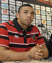 Bryan Habana speaks during his official presentation at Toulon