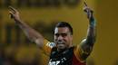 The Chiefs' Liam Messam celebrates their Super Rugby win