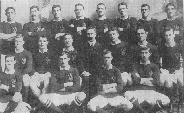 Wellington Provincial side of 1908, which beat the touring Anglo-Welsh team 19-13