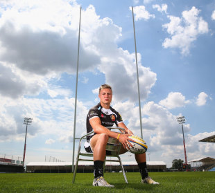 Exeter Chiefs youngster Jack Nowell poses ahead of the new season, Sandy Park, Exeter, August 7, 2013