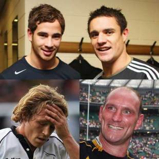Some of the faces of 2008 - Danny Cipriani, Dan Carter, Lawrence Dallaglio and Jonny Wilkinson