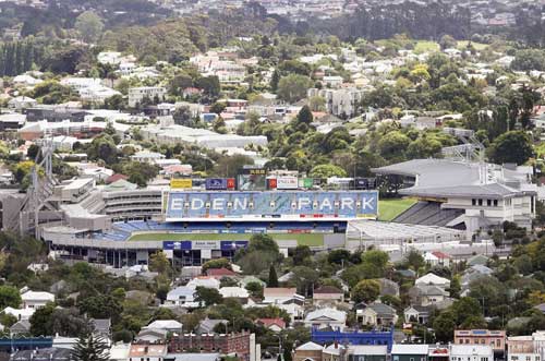A general view of Eden Park in Auckland