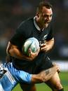 New Zealand's Israel Dagg tries to get past the tackler