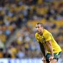 Australia's Quade Cooper is dejected after defeat