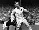 England rugby player David Duckham in action, circa 1975