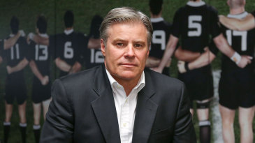 IRB chief executive Brett Gosper, New Zealand Rugby House, Wellington, April 22, 2013