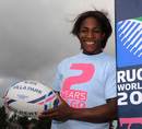 England Rugby 2015 Ambassador Maggie Alphonsi marks the two-year countdown until the World Cup