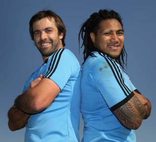 Record breakers Conrad Smith and Ma'a Nonu, Cape Town, South Africa, October 3, 2013