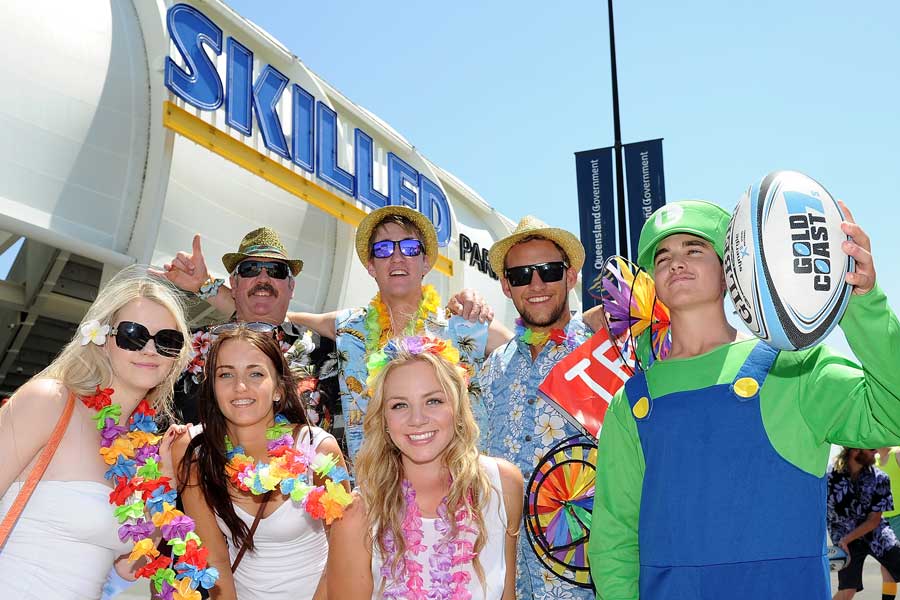 Fans get into theme at Gold Coast Sevens