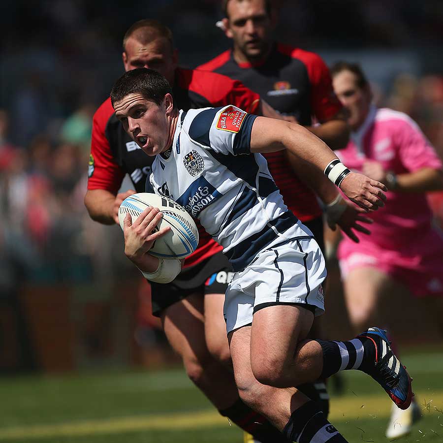 Auckland's Simon Hickey scores a try