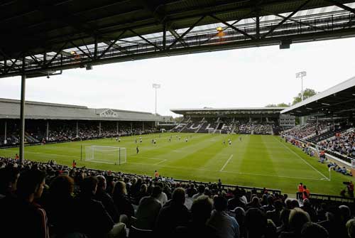 General view of Fullham Football Club's Craven Cottage ground