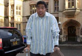Gloucester wing Lesley Vainikolo appears at Bristol Crown Court charged with GBH, January 13 2009