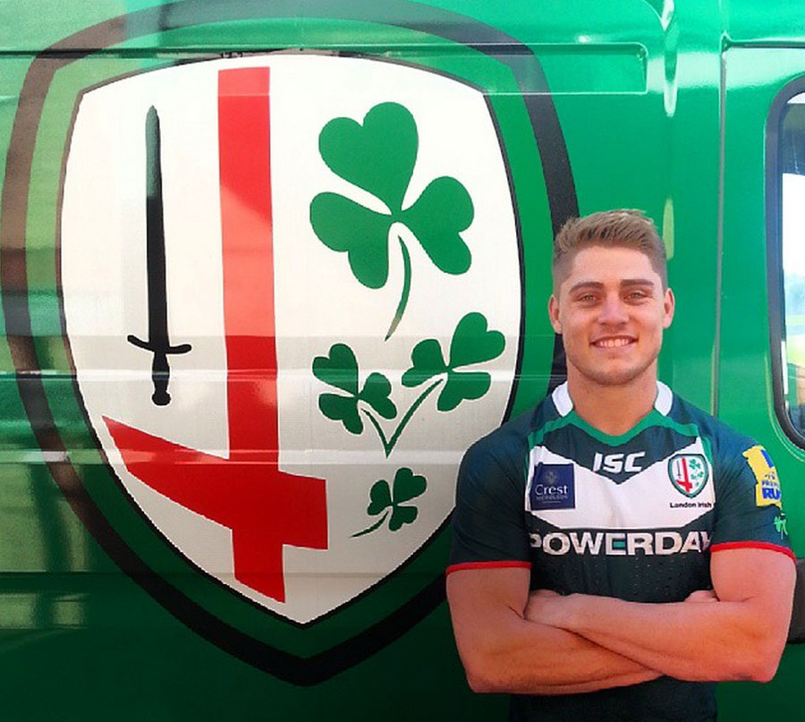 James O'Connor on the day it was announced he had joined London Irish