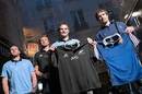New Zealand's Richie McCaw and Julien Pierre promote France's Test against New Zealand