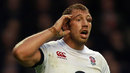 A bruised Chris Robshaw during England's defeat to New Zealand 