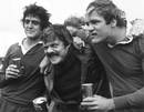 Oliver Reed, Garrick Fay and Stuart Gregory enjoy some beer