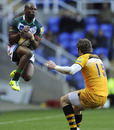Topsy Ojo collects a high ball on his 200th appearance for London Irish
