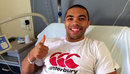 Thumbs up from Bryan Habana after undergoing surgery