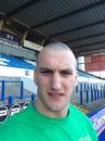 Cardiff Blues' Sam Warburton shows off his new look
