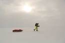 Richard Parks skies across Antarctica
