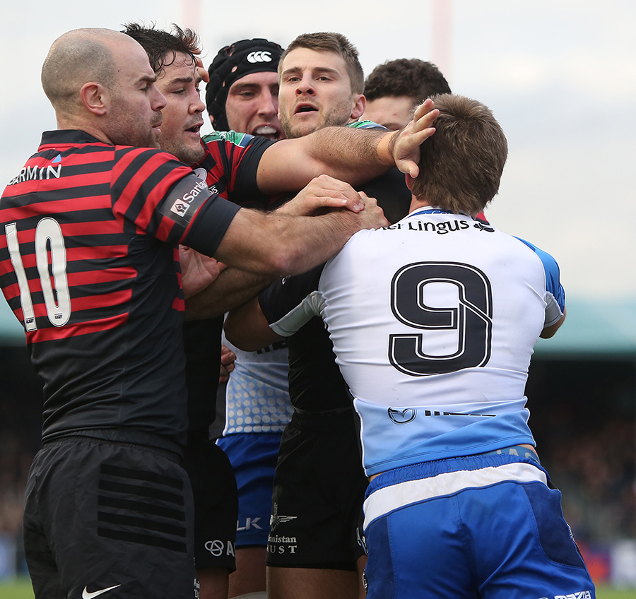 Tensions get a little heated at Allianz Park 