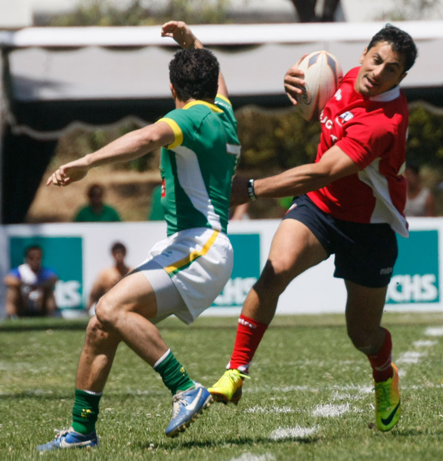 Chile in action during the Miller Lite Championship Sevens
